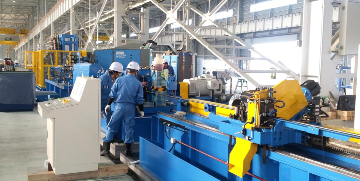 dây chuyền cán ống