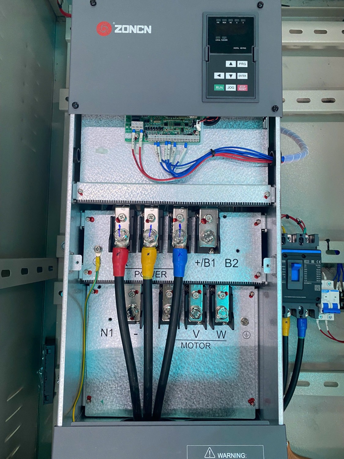 Quy trình lắp đặt biến tần ZONCN 