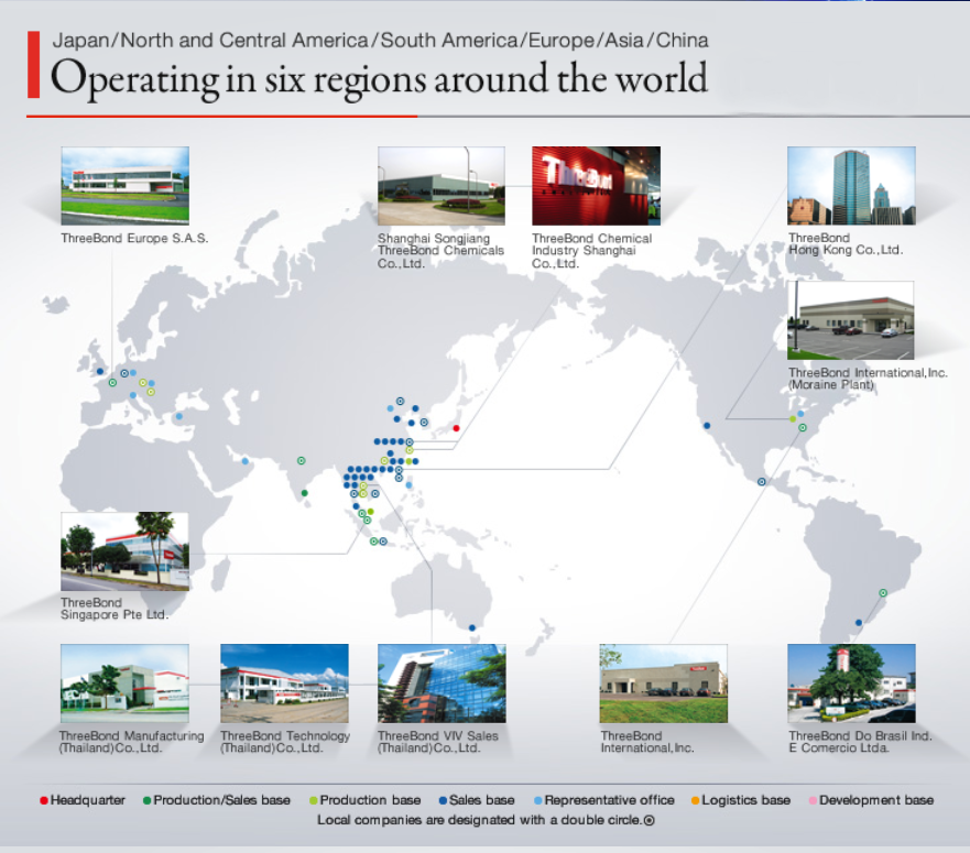 hoat dong cua threebond