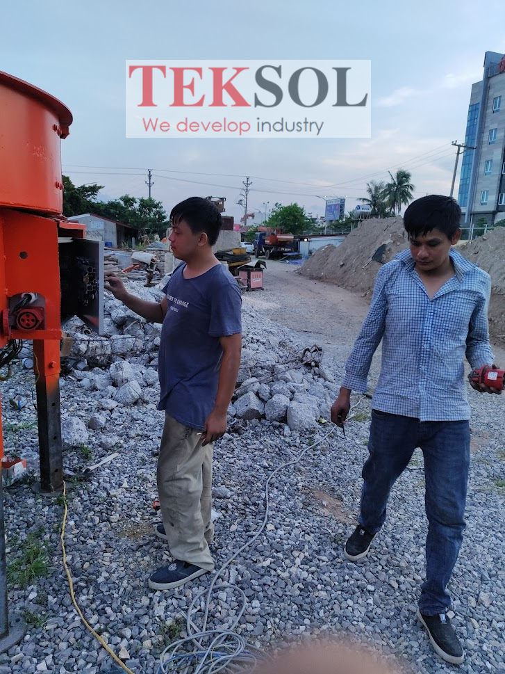 Thiết kế, lắp đặt, sửa chữa máy trộn bê tông