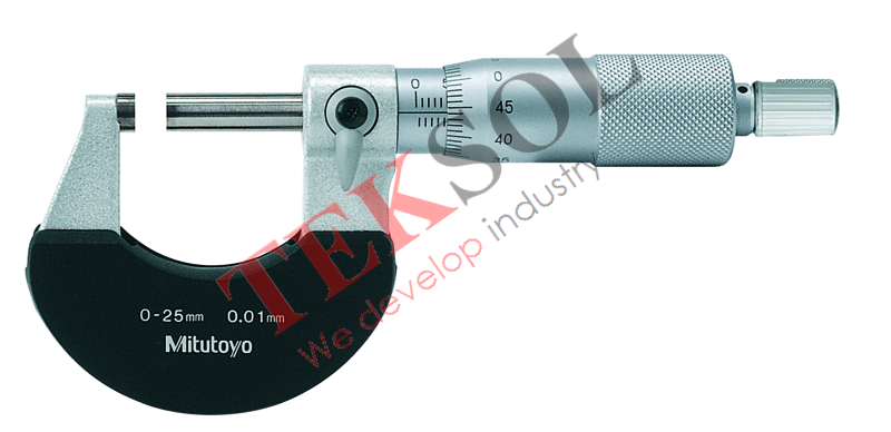 Panme đo ngoài Mitutoyo 102-301, 0-25mm x 0.01mm