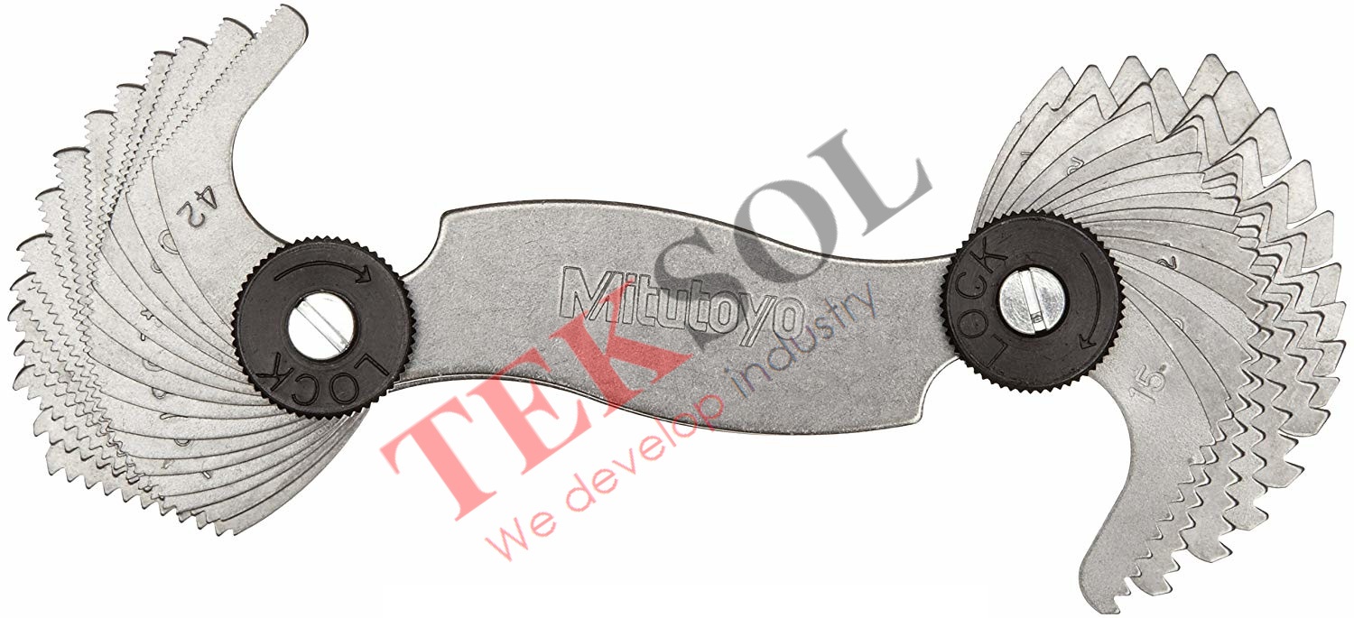 Bộ dưỡng đo ren Mitutoyo 188-111 (4~42TPI/30 lá)