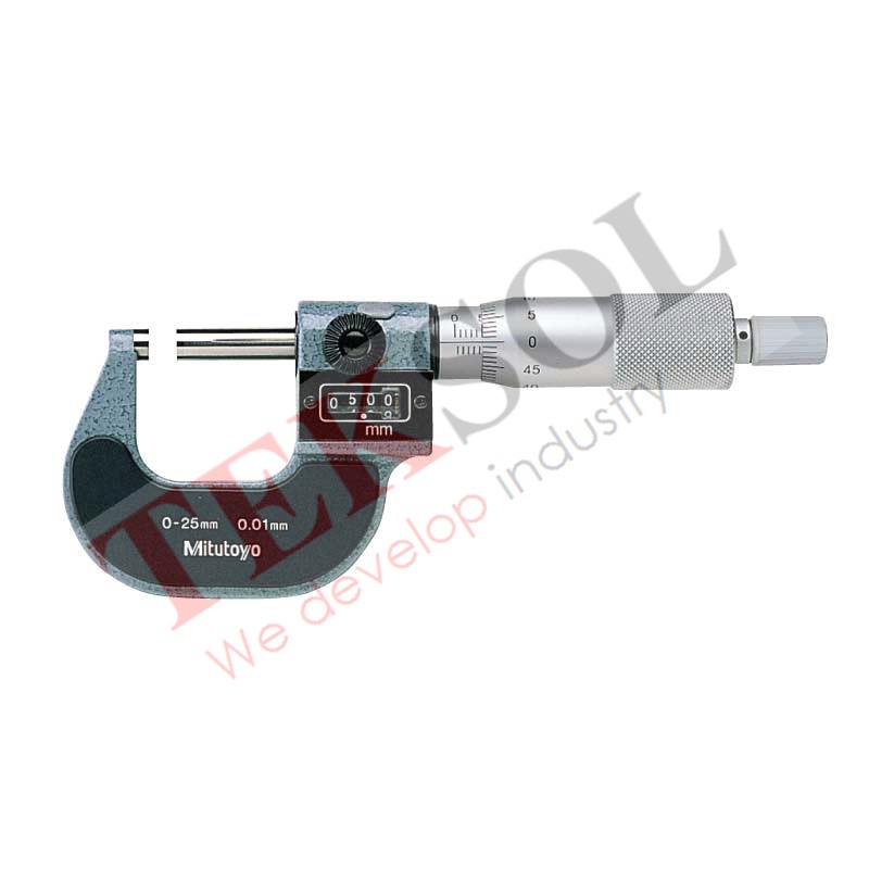 Panme đo ngoài hiển thị số 193-101, 0-25mm x 0.01mm