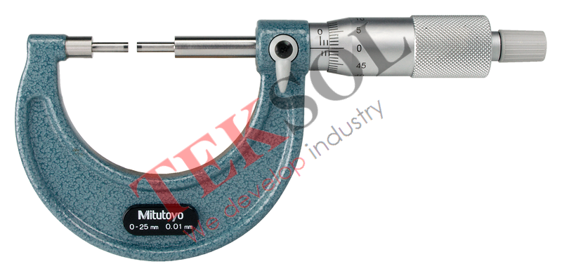 Panme cơ khí đầu nhỏ 111-115 0-25mm x 0.001 Kiểu A