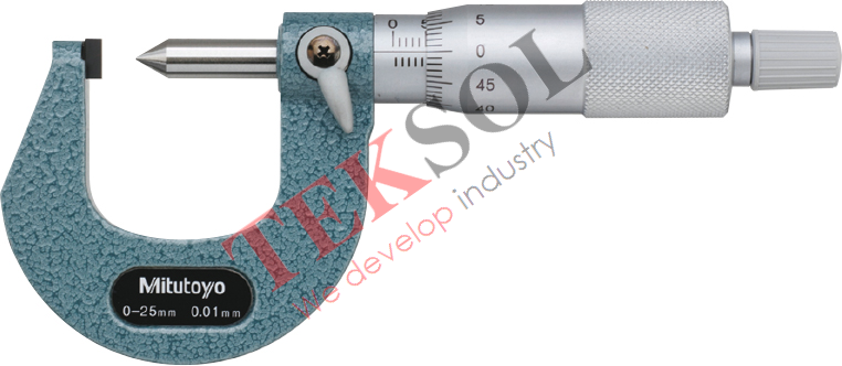 Panme cơ đo chiều cao mép gấp 112-401 0-25mmx0.01
