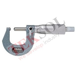 Panme cơ đo chiều dày ống 115-215 0-25mm (2 đầu cầu)