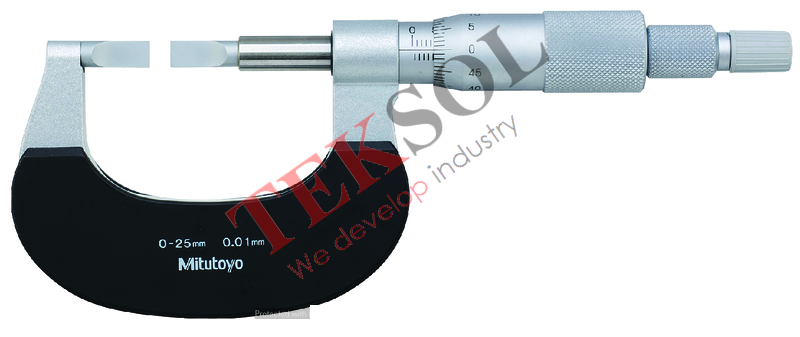 Panme cơ đo rãnh 122-111 0-25mm x 0.01 kiểu B