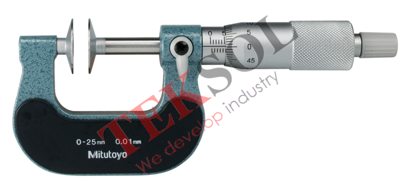 Panme cơ đầu đĩa đo bước răng 123-101 0-25mmx 0.01