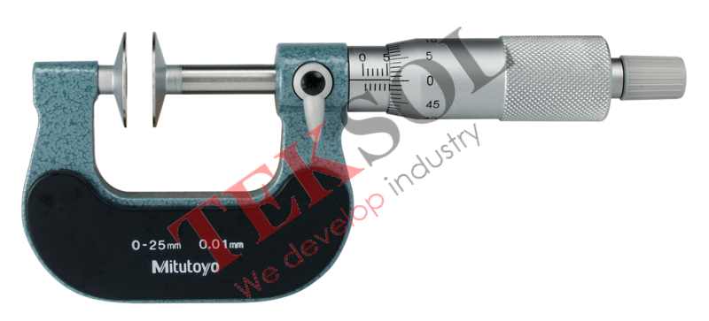 Panme cơ đầu đĩa đo bước răng 123-102 25-50mm x 0.01