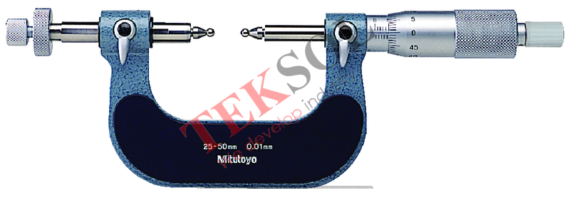 Panme đo đường kính vòng chia 124-173 0-25mm x 0.01