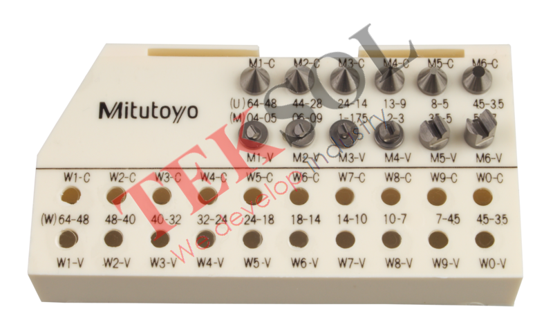 Bộ đầu đo ren 126-800 hệ mm/inch 60º