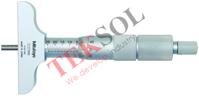 Panme đo sâu Mitutoyo 129-109 0-50mm x 0.01(Đế đo 63.5mm)