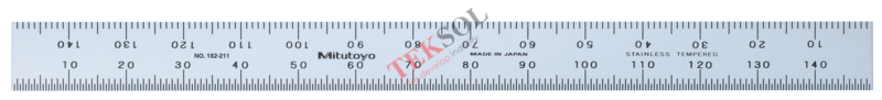 Thước lá Mitutoyo 182-151 0-450 bề rộng 30mm
