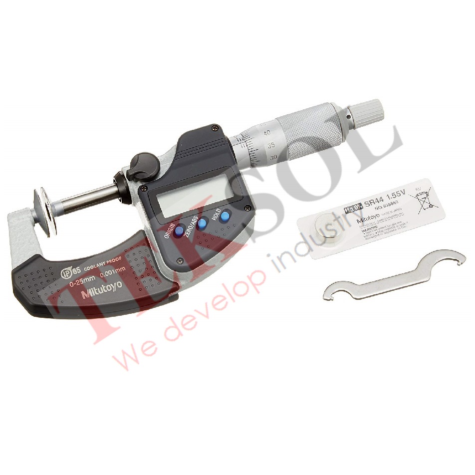 Panme đo răng trục không xoay 169-201 0-25mm x 0.01