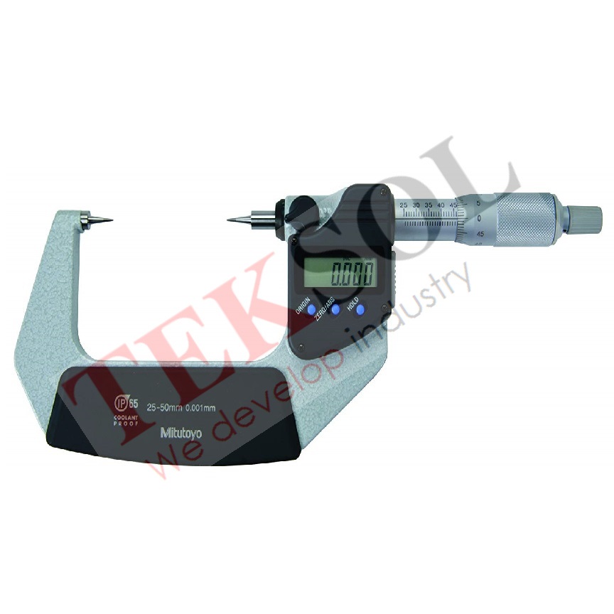 Panme điện tử đầu nhọn 342-251-30 0-25mm x 0.001