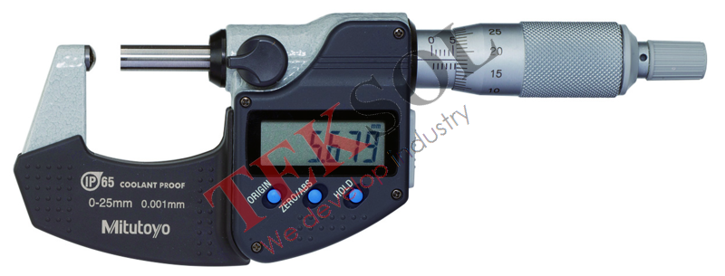 Panme cơ điện tử đo ống 395-252-30 0-25mm x 0.001