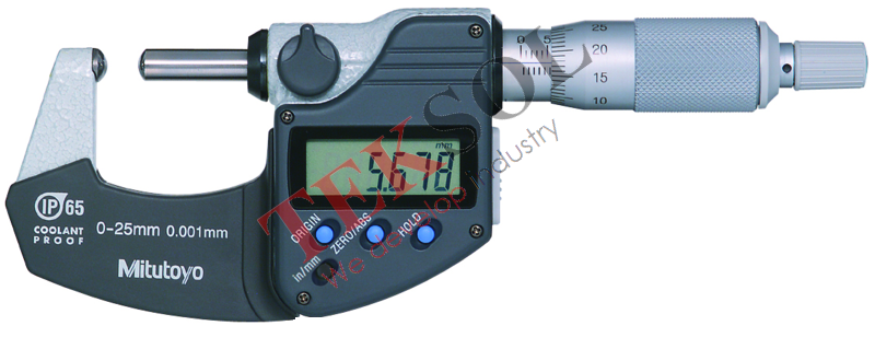 Panme điện tử đo ống 395-371-30 0-1"/0-25mm x 0.001