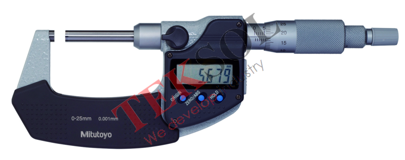 Panme điện tử đo ngoài không xoay 406-250-30 0-25mm x  0.001