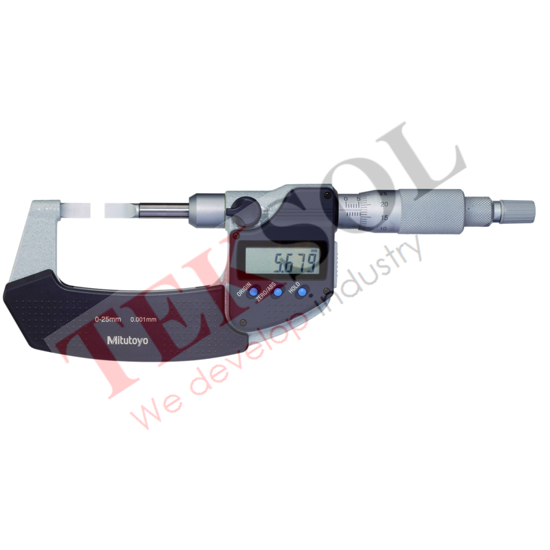 Panme điện tử đo rãnh 422-230-30 0-25mm x 0.001 kiểu A