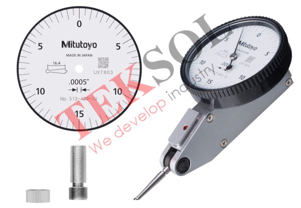 Đồng hồ so chân gập 513-404-10A  0.8x0.01mm (Plus Set)