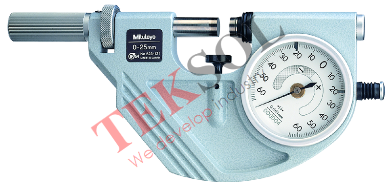 Panme đồng hồ 523-121 0-25mm x 0.001