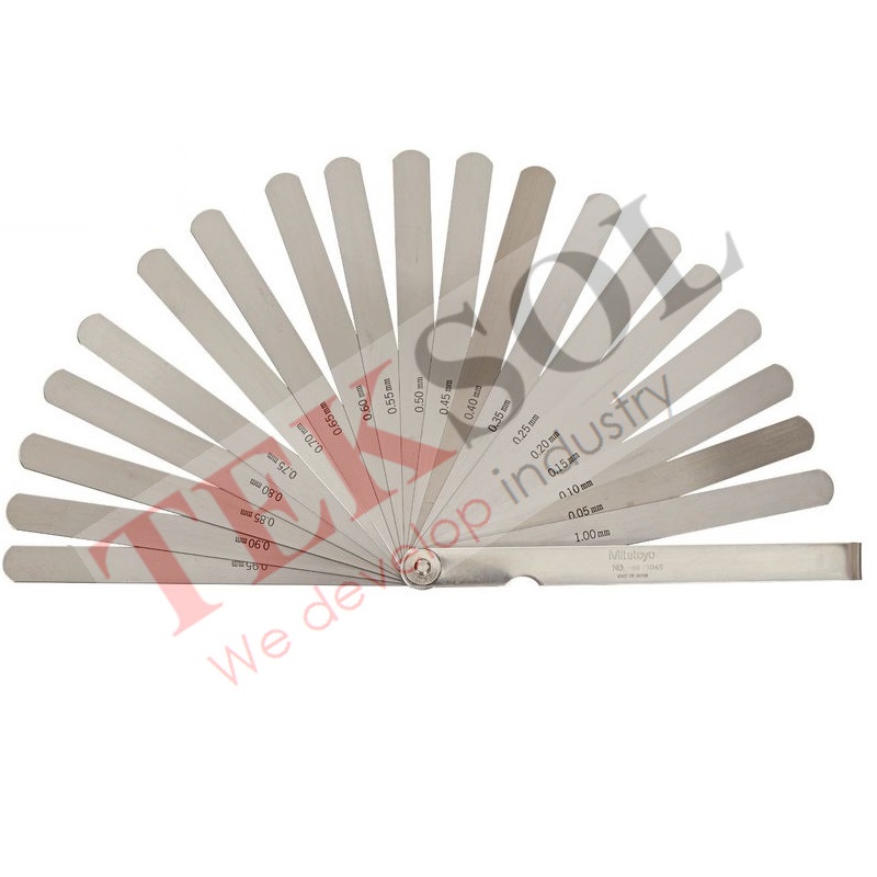 Bộ dưỡng đo bề dày Mitutoyo 184-303S (0.05-1mm/ 28 lá/150mm)