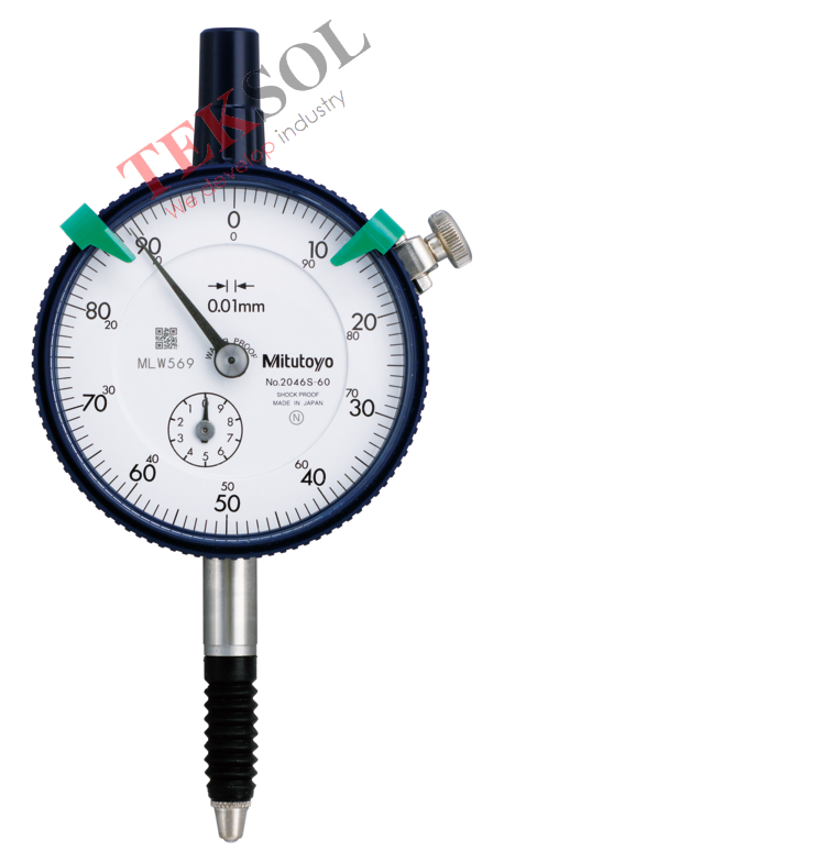 Đồng hồ 2046SB 10mmx0.01mm Lưng phẳng