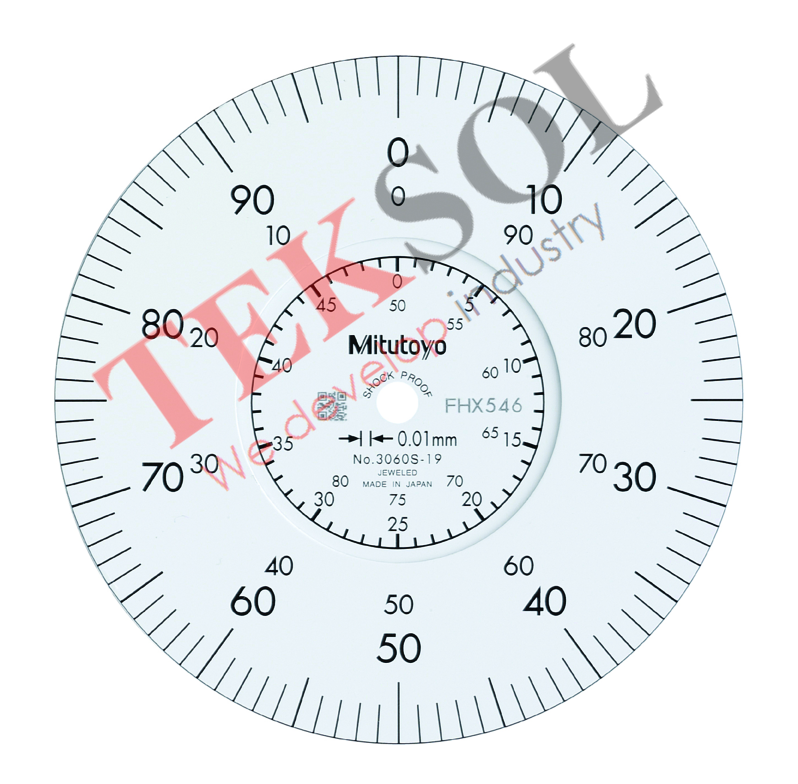 Đồng hồ so cơ khí 3062S-19 0-100mm x 0.01 Chống sốc