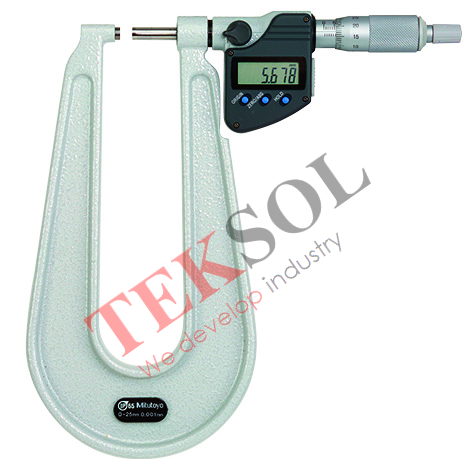 Panme đo tấm điện tử 389-351-30 0-25mm/1" x 0.001 (F-F)