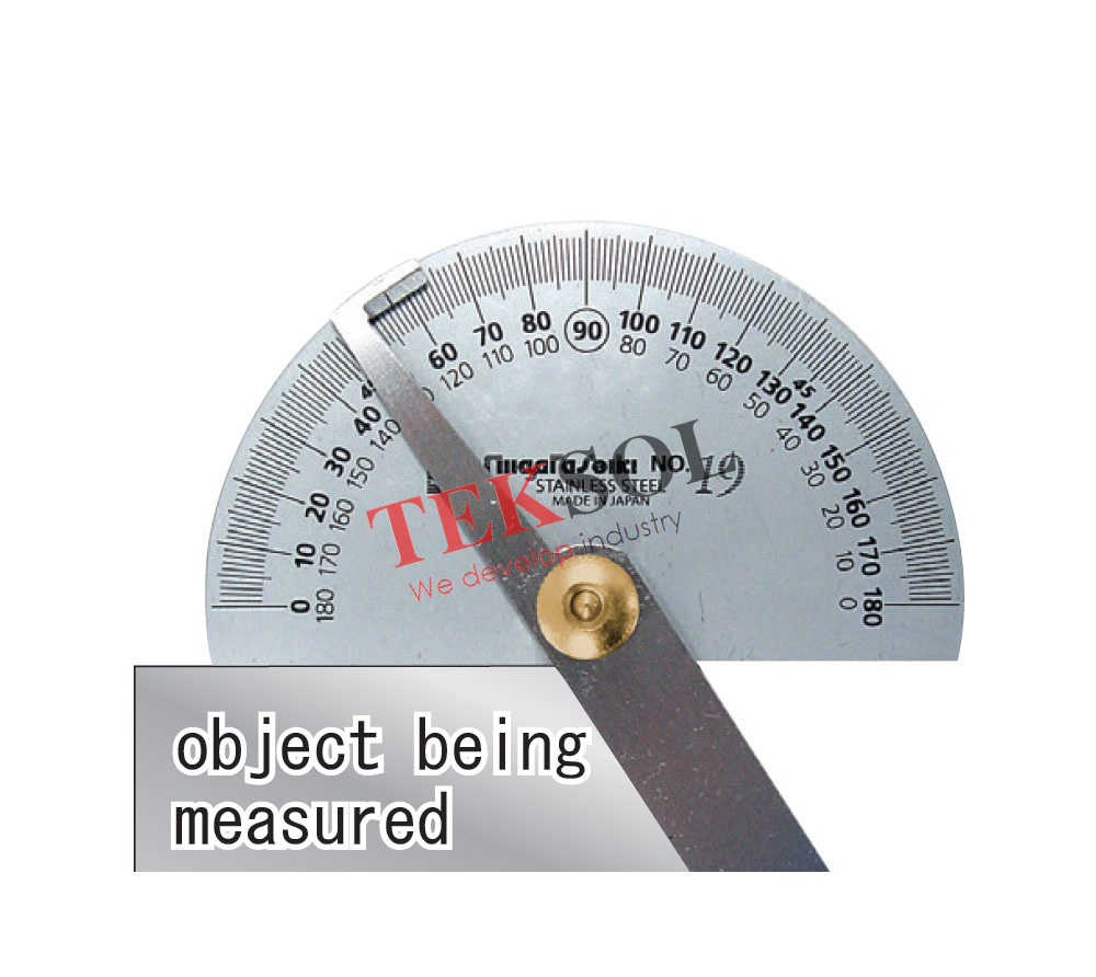 Giác kế bán nguyệt Niigata Seiki dải đo 0-180° PRT-19
