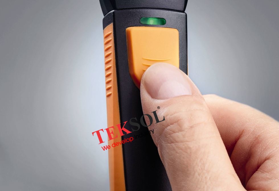 testo smart probes led button detail master